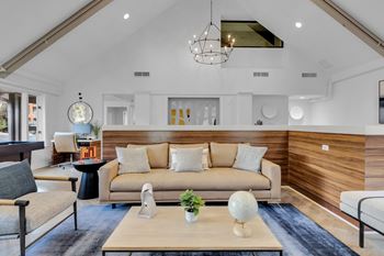Well lit living area